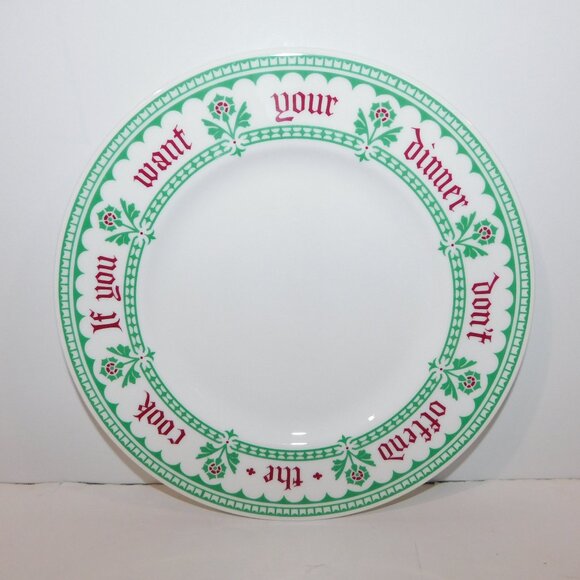 VTG 1993 Pugin's Proverbs by Minton Bone China England 8" Side Salad Plate - Picture 1 of 6